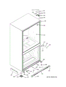 06 - Case Parts parts for Ge Refrigerator PDSS5NBXCRSS from AppliancePartsPros.com