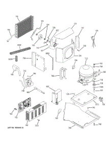 02 - Sealed System & Mother Board parts for Ge Refrigerator ZISP420DTASS from AppliancePartsPros.com