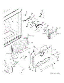 02 - Freezer Section parts for Ge Refrigerator PDCS1NBXCLSS from AppliancePartsPros.com