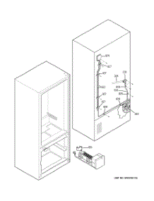 03 - Water System parts for Ge Refrigerator PDF22MFWCWW from AppliancePartsPros.com