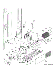 07 - Machine Compartment parts for Ge Refrigerator PDCS1NBXCLSS from AppliancePartsPros.com