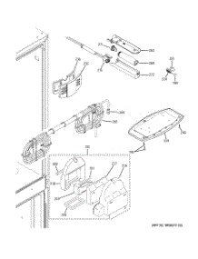 04 - Fresh Food Section parts for Ge Refrigerator PFSS5PJXCSS from AppliancePartsPros.com