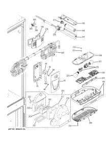 05 - Fresh Food Section parts for Ge Refrigerator ZFGP21HXCSS from AppliancePartsPros.com