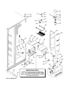 07 - Fresh Food Section parts for Ge Refrigerator PSDF5RGXCFCC from AppliancePartsPros.com