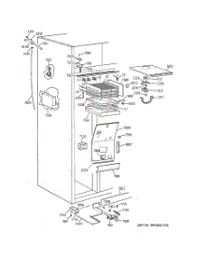 03 - Freezer Section parts for Ge Refrigerator ZISB48DCA from AppliancePartsPros.com