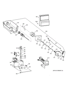 05 - Dispenser parts for Ge Refrigerator ZISB48DCA from AppliancePartsPros.com
