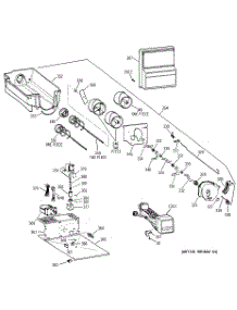 05 - Dispenser parts for Ge Refrigerator ZISB48DYA from AppliancePartsPros.com