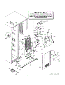 04 - Freezer Section parts for Ge Refrigerator PSHS6VGXBDSS from AppliancePartsPros.com