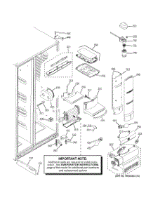 09 - Fresh Food Section parts for Ge Refrigerator ZFSB25DXASS from AppliancePartsPros.com