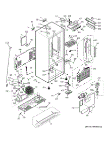 02 - Cabinet parts for Ge Refrigerator PFS22MISAWW from AppliancePartsPros.com
