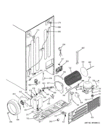 02 - Sealed System & Mother Board parts for Ge Refrigerator PSH23SGNAFBS from AppliancePartsPros.com