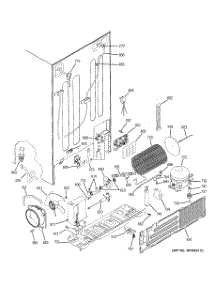 02 - Sealed System & Mother Board parts for Ge Refrigerator PSH23PSRASV from AppliancePartsPros.com