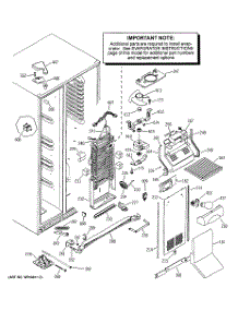 04 - Freezer Section parts for Ge Refrigerator PSC23SHMABS from AppliancePartsPros.com