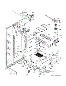 07 - Fresh Food Section parts for Ge Refrigerator PSC23SHMABS from AppliancePartsPros.com
