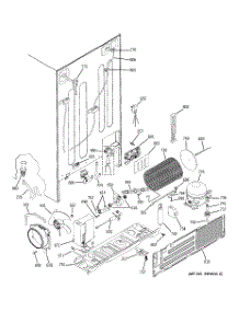 02 - Sealed System & Mother Board parts for Ge Refrigerator PSH23PGRAWW from AppliancePartsPros.com