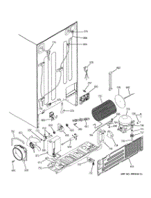 02 - Sealed System & Mother Board parts for Ge Refrigerator PSH23SGNABS from AppliancePartsPros.com