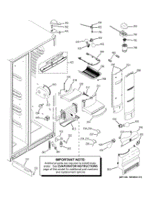 08 - Fresh Food Section parts for Ge Refrigerator PSH23PSSBSV from AppliancePartsPros.com