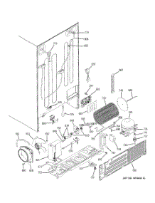 02 - Sealed System & Mother Board parts for Ge Refrigerator PSH23NGPAWW from AppliancePartsPros.com