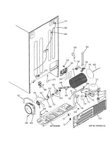 02 - Sealed System & Mother Board parts for Ge Refrigerator PCE23NGTAFSS from AppliancePartsPros.com