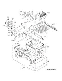 07 - Ice Maker & Dispenser parts for Ge Refrigerator PSC23SHNABS from AppliancePartsPros.com