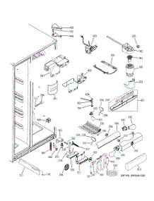 08 - Fresh Food Section parts for Ge Refrigerator PCE23NGTCFBB from AppliancePartsPros.com