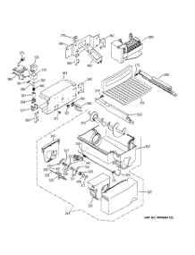 07 - Ice Maker & Dispenser parts for Ge Refrigerator PSI23SGMDFBS from AppliancePartsPros.com