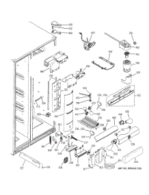 08 - Fresh Food Section parts for Ge Refrigerator PSC23SHTASS from AppliancePartsPros.com