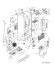 02 - Cabinet parts for Ge Refrigerator PFS22MIWAWW from AppliancePartsPros.com