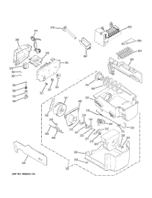 06 - Ice Maker & Dispenser parts for Ge Refrigerator DSHF5PGXCEWW from AppliancePartsPros.com