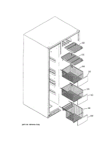05 - Freezer Shelves parts for Ge Refrigerator GIE21MGWHFKB from AppliancePartsPros.com