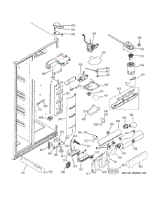 08 - Fresh Food Section parts for Ge Refrigerator PCE23NGTIFSS from AppliancePartsPros.com