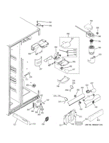 07 - Fresh Food Section parts for Ge Refrigerator GSHF5MGXCEWW from AppliancePartsPros.com