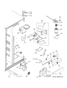 07 - Fresh Food Section parts for Ge Refrigerator GSHF5KGXCCCC from AppliancePartsPros.com