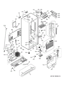 02 - Cabinet parts for Ge Refrigerator PFS22MIWBBB from AppliancePartsPros.com
