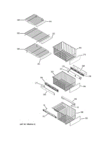 06 - Freezer Shelves parts for Ge Refrigerator PSF26MGWAWW from AppliancePartsPros.com