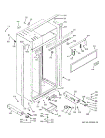 10 - Case Parts parts for Ge Refrigerator ZISW360DRA from AppliancePartsPros.com