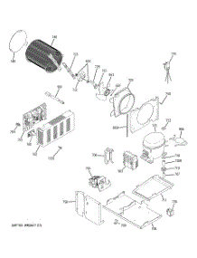 02 - Sealed System & Mother Board parts for Ge Refrigerator ZISB360DXA from AppliancePartsPros.com