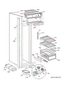 04 - Freezer Section parts for Ge Refrigerator ZISW36DCB from AppliancePartsPros.com