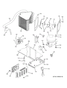 02 - Sealed System & Mother Board parts for Ge Refrigerator ZISW360DMA from AppliancePartsPros.com