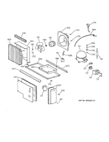 08 - Unit Parts parts for Ge Refrigerator ZISW36DCB from AppliancePartsPros.com