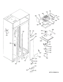 04 - Freezer Section parts for Ge Refrigerator ZISS360DRDSS from AppliancePartsPros.com