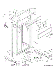 10 - Case Parts parts for Ge Refrigerator ZISS480NRHSS from AppliancePartsPros.com