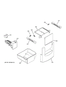 06 - Ice Maker & Dispenser parts for Ge Refrigerator ZISS360NRDSS from AppliancePartsPros.com