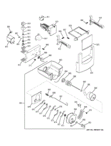 06 - Ice Maker & Dispenser parts for Ge Refrigerator ZISB480DRB from AppliancePartsPros.com