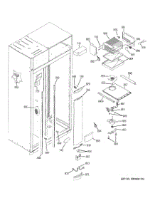 04 - Freezer Section parts for Ge Refrigerator ZISS480NRDSS from AppliancePartsPros.com