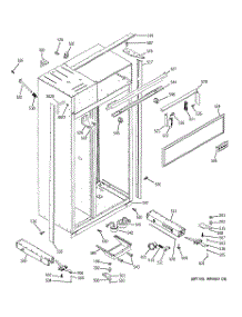 10 - Case Parts parts for Ge Refrigerator ZIS420NMB from AppliancePartsPros.com