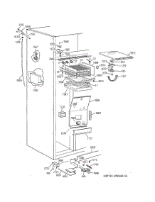 03 - Freezer Section parts for Ge Refrigerator ZISW42DYB from AppliancePartsPros.com
