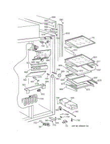 06 - Fresh Food Section parts for Ge Refrigerator ZISW42DYB from AppliancePartsPros.com