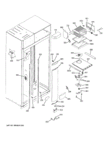 04 - Freezer Section parts for Ge Refrigerator ZISP480DXASS from AppliancePartsPros.com