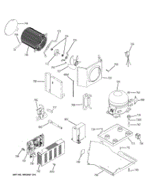 02 - Sealed System & Mother Board parts for Ge Refrigerator ZISS480NXASS from AppliancePartsPros.com